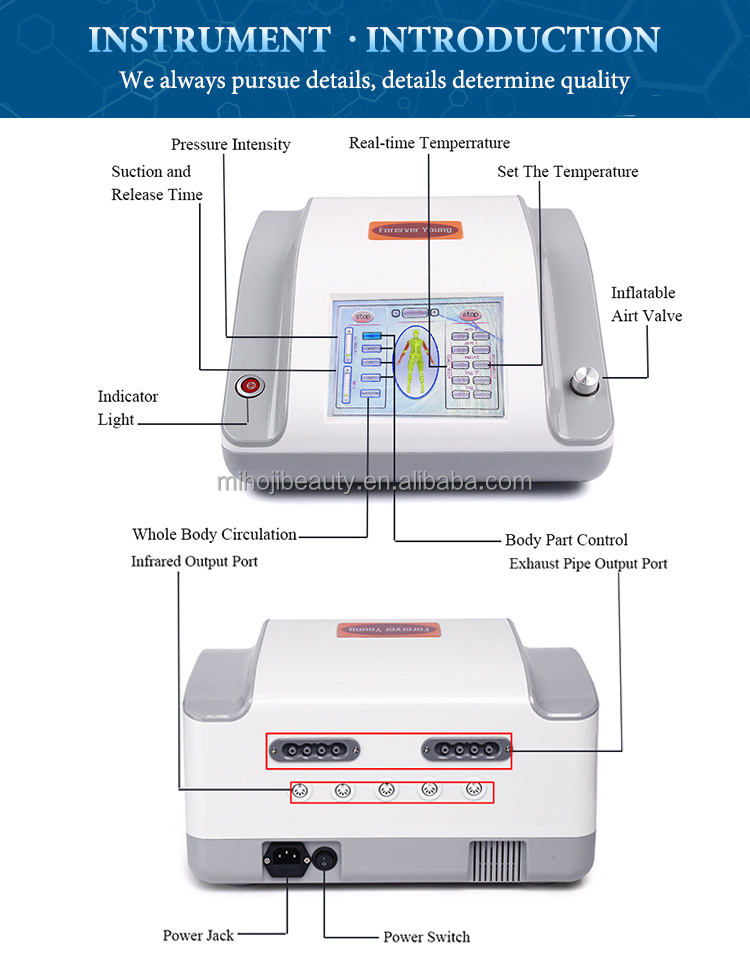 Desktop 3 In 1 Pressotherapy Machine Effortless For Relieving Legs Swelling