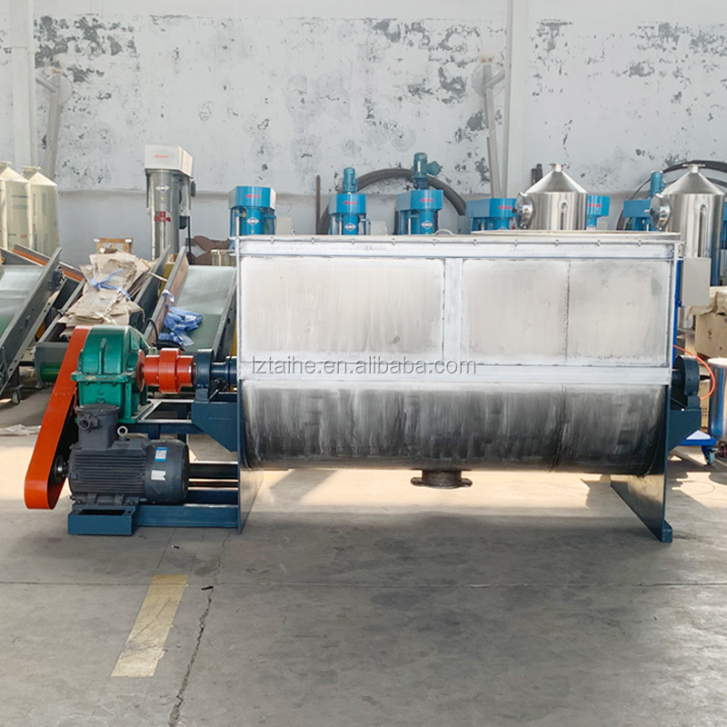 Chemical Fertilizer Mixer Wall Putty Powder Horizontal Mixing Machine Ribbon Mixer