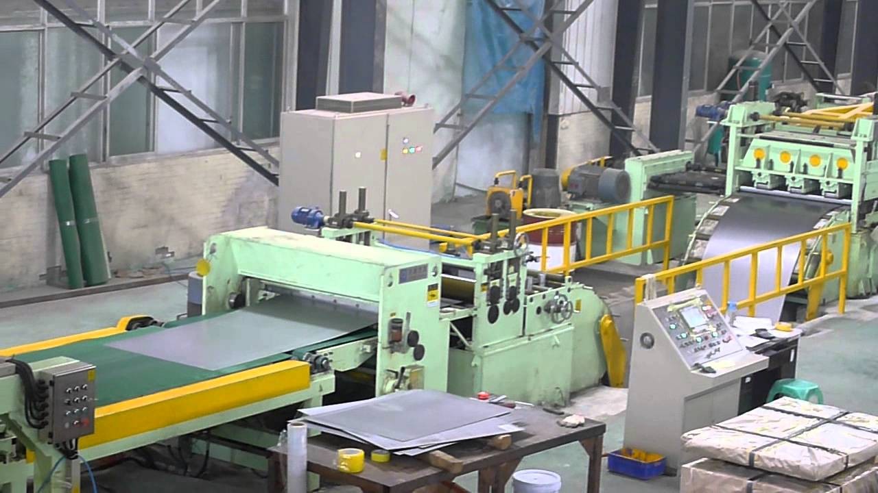 Mini Steel Slitting Lines , High Speed Cut To Length Line Machine