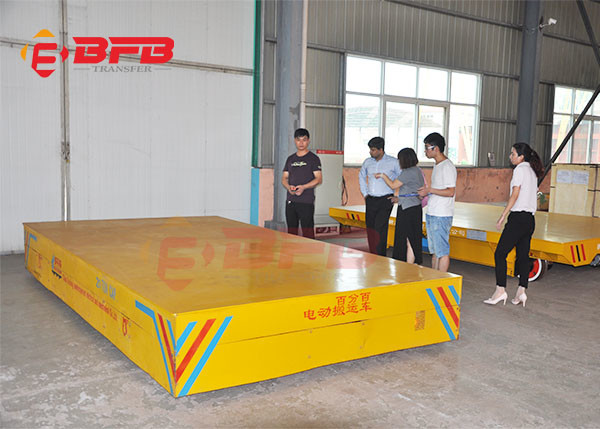 Intelligent Charger Trackless 50 Ton Transfer Car Carrying 50 T Valves