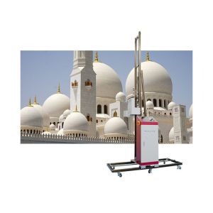 LCD Control 8m2/H Double DX7 Head 3D Wall Printing Machine