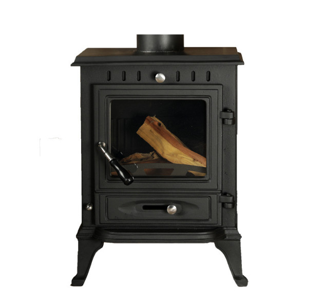Cast Iron Fireplace, Small Real Fire, Wood Burning For Heating, American Independent Villa, Home Stay, Wood Burning