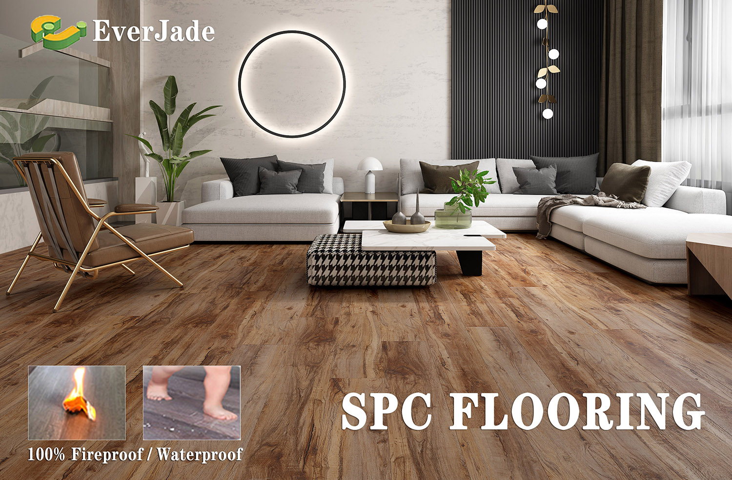 Vinil Marbleplain Color 5mm Lvp Spc Vinyl Flooring Service and Project Solution Capability