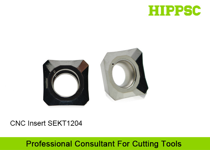 SEKT1204 Square Cutting Tool Inserts Milling For Aluminum Processing