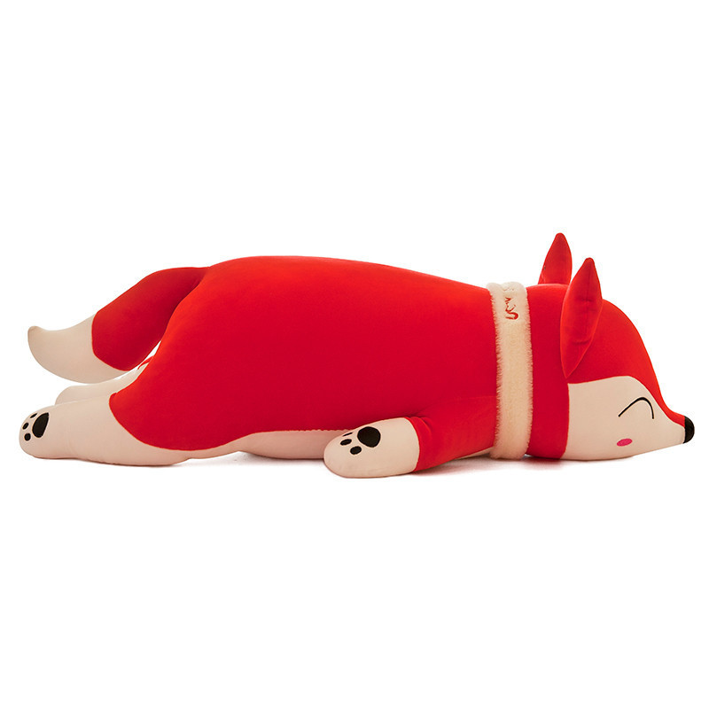 EN71 Non Shedding 30cm Fox Plush Doll With Down Cotton Filling