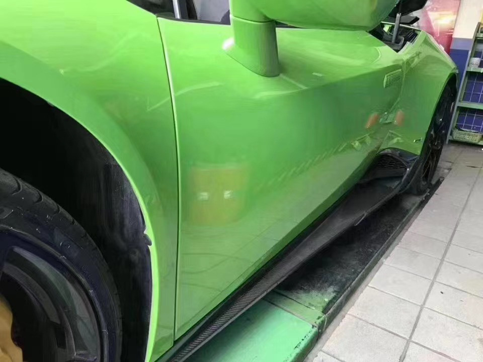 For Lamborghini LP580 LP610 Carbon Fiber Body Kit LP580 LP610 Upgraded MSY Style Front Lip Diffuser Spoiler Side Skirt