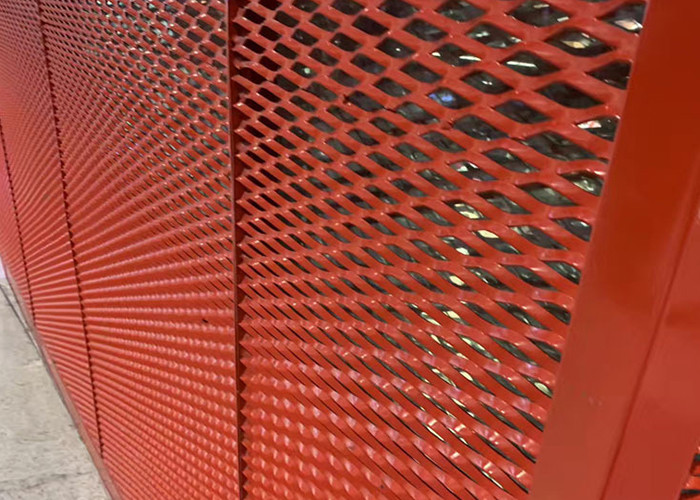 3m Width Expanded Metal Sheet Aluminum Plate Mesh For Work Platforms