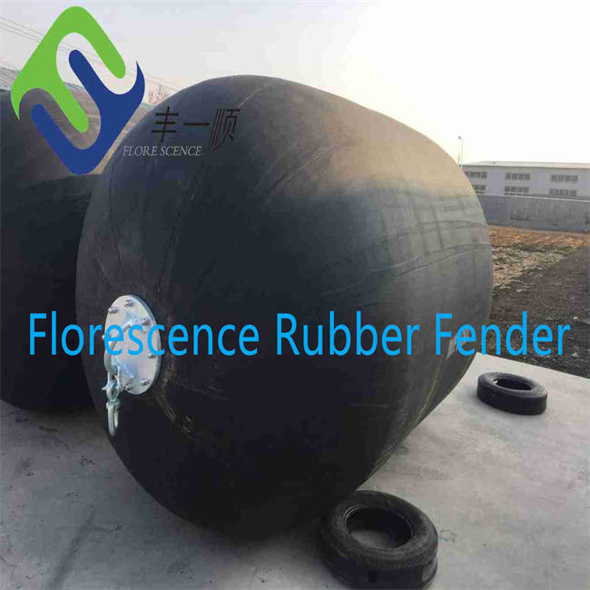 Florescence Rubber Pneumatic Boat Fender Marine Dock Fenders