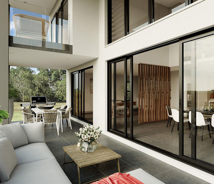 Double Fast Construction Prefabricated Luxury House With Light Steel Structure