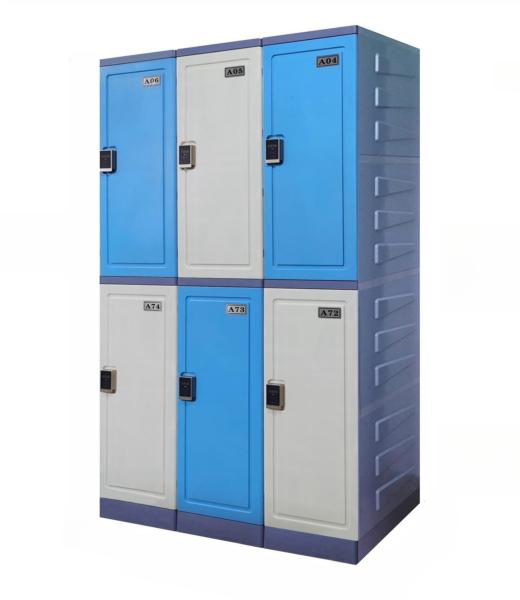 ABS Plastic Swimming Pool Accessories Water Park Smart Key Storage Metal Locker