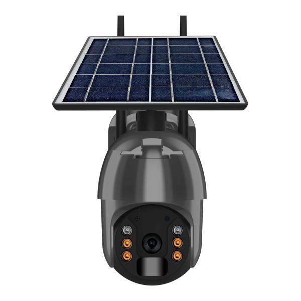 8W 4G Solar Security Camera 1080P 2 Way Audio PIR Solar Spotlight Camera