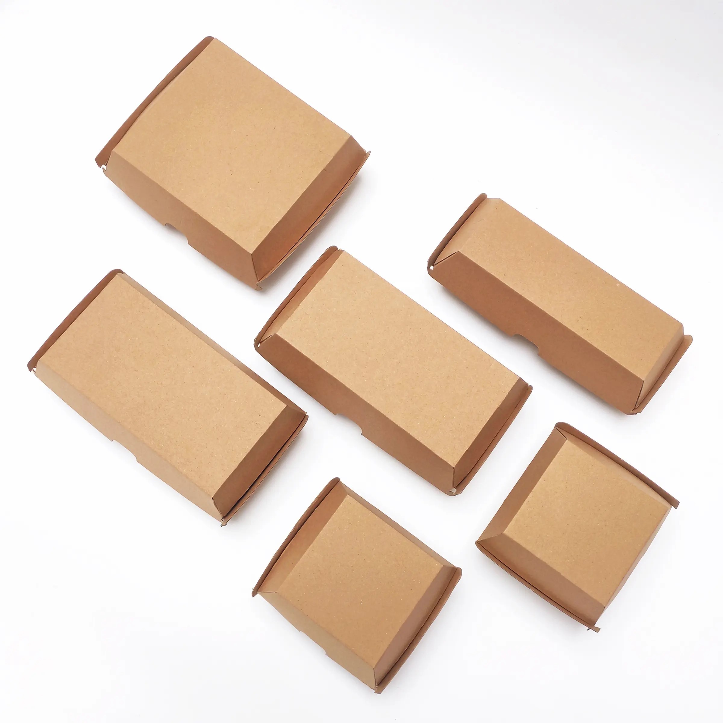 Degradable Eco Friendly Corrugated Food Box Burger Packaging Box Durable