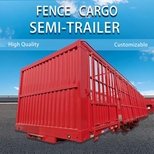 Deck Cargo Fence Semi Trailer for Sale
