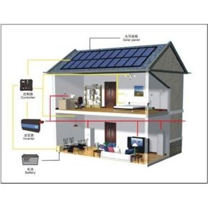 China Leeque 3000W Solar Power System 4kw Solar System With Batteries on sale
