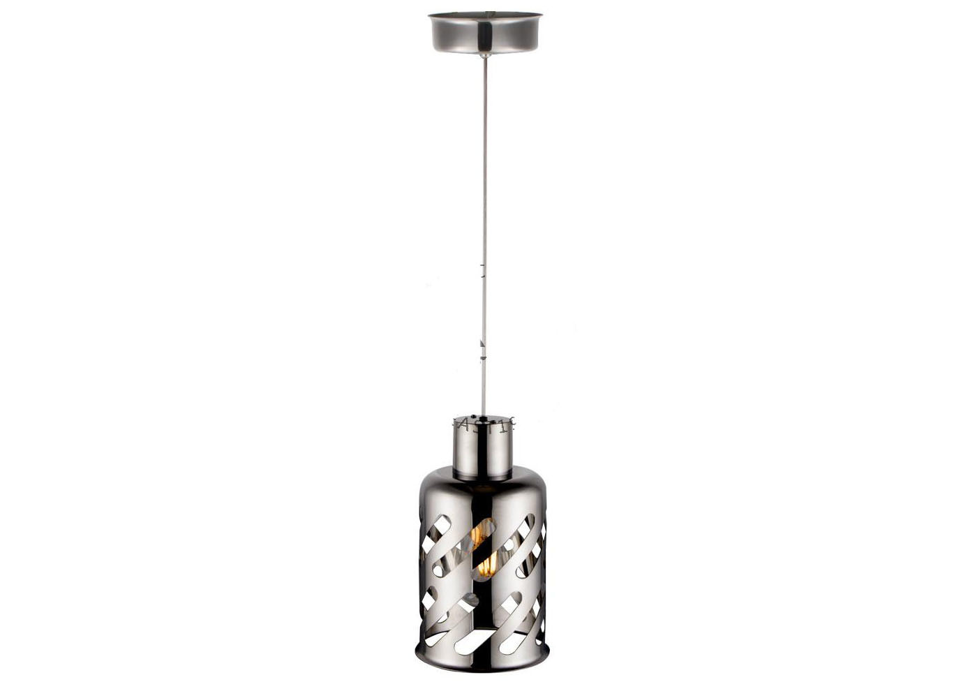 Decorative Restaurant Room Service Equipments , Silver / Gold Stainless Steel Pendant Light Lamp