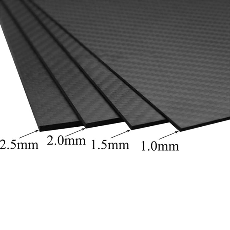 Matte Carbon Fiber Sheets 3K Twill Weave Plate Panel 15mm
