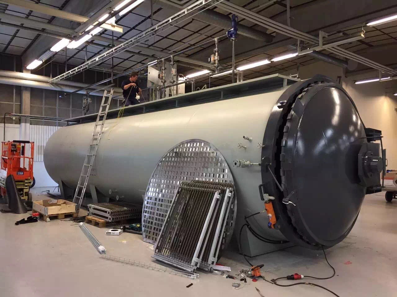 Composite material product experimental composite autoclave