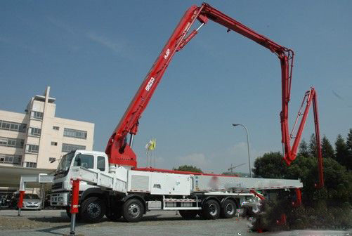 18 Ton 2 Axles Folding Arm Boom Loader / Truck Mounted Crane SQ360ZB4