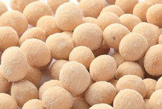 Healthy Low Fat Roasted Coated Wasabi Peanuts Coconut Flavor Without Pigment OEM