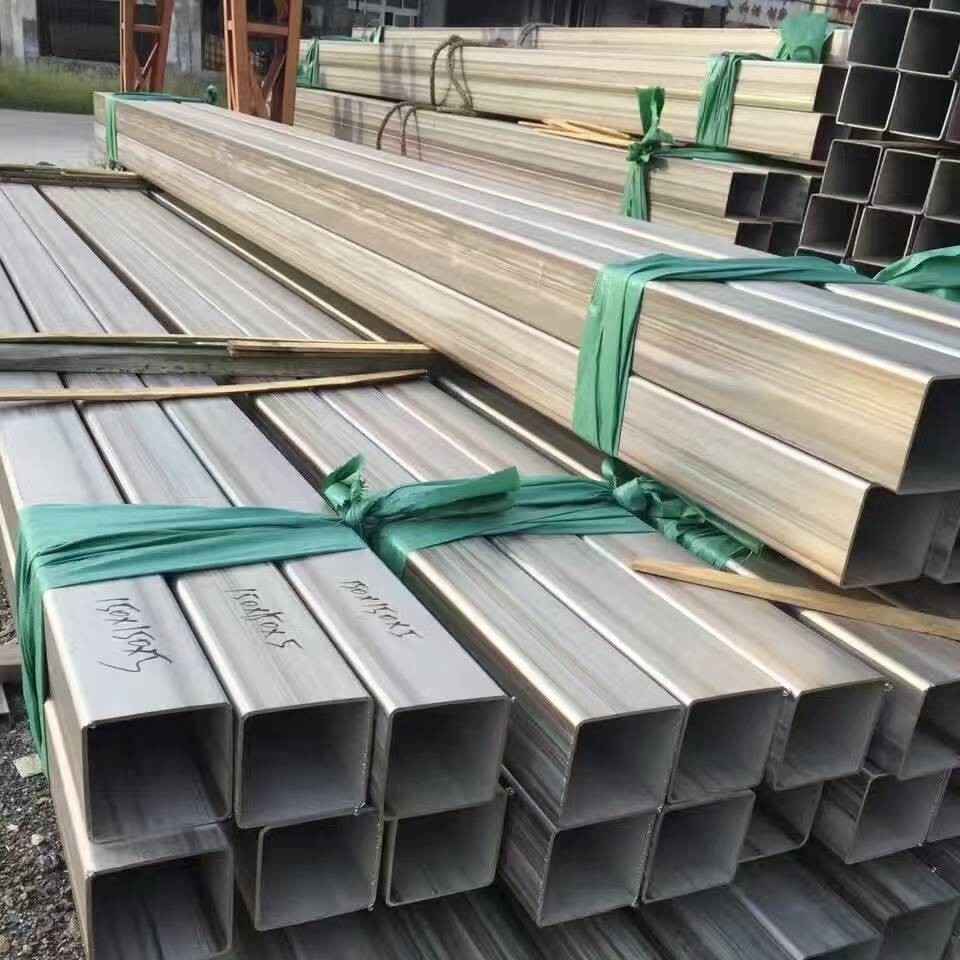 ERW EFW Welded Stainless Steel Square Tube / Stainless Steel Rectangle Pipe Tube Grade 201 304 316L 321