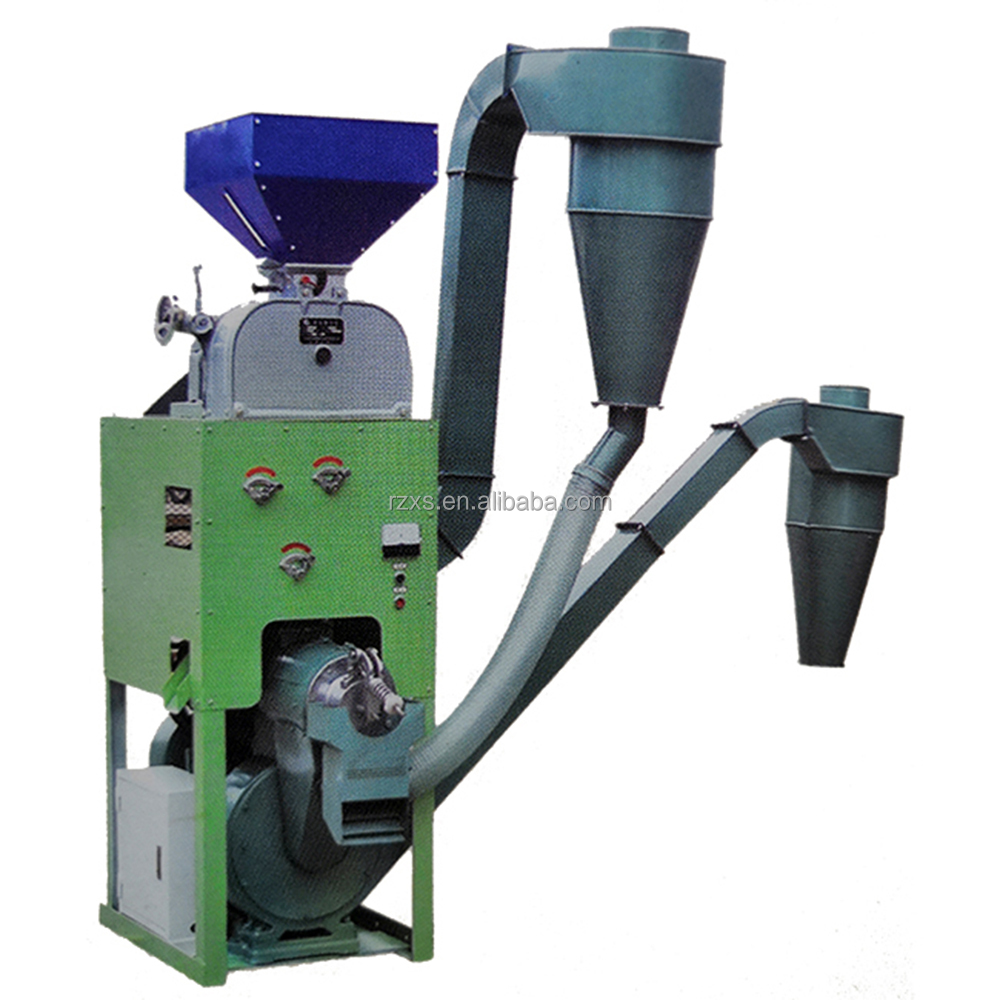 Nigeria Market LNT80 Fully Automatic Multi-Function Rice Huller with Polishers Rice Mill