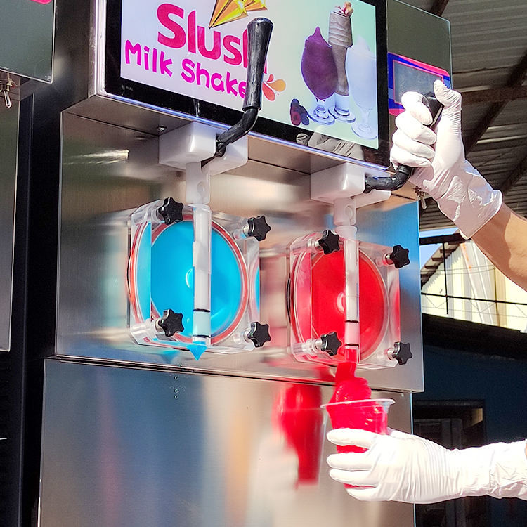 Frozen Slush Machine For Ice Smoothie 1 Tank Big Capacity Commercial