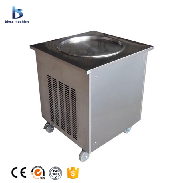 Ice Cream Roll Making Equipment with International Brands Compressor in Thailand