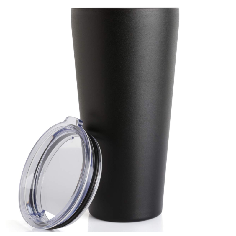Commercial Black Long Stainless Steel Tumbler 32oz Stainless Steel Coffee Mugs