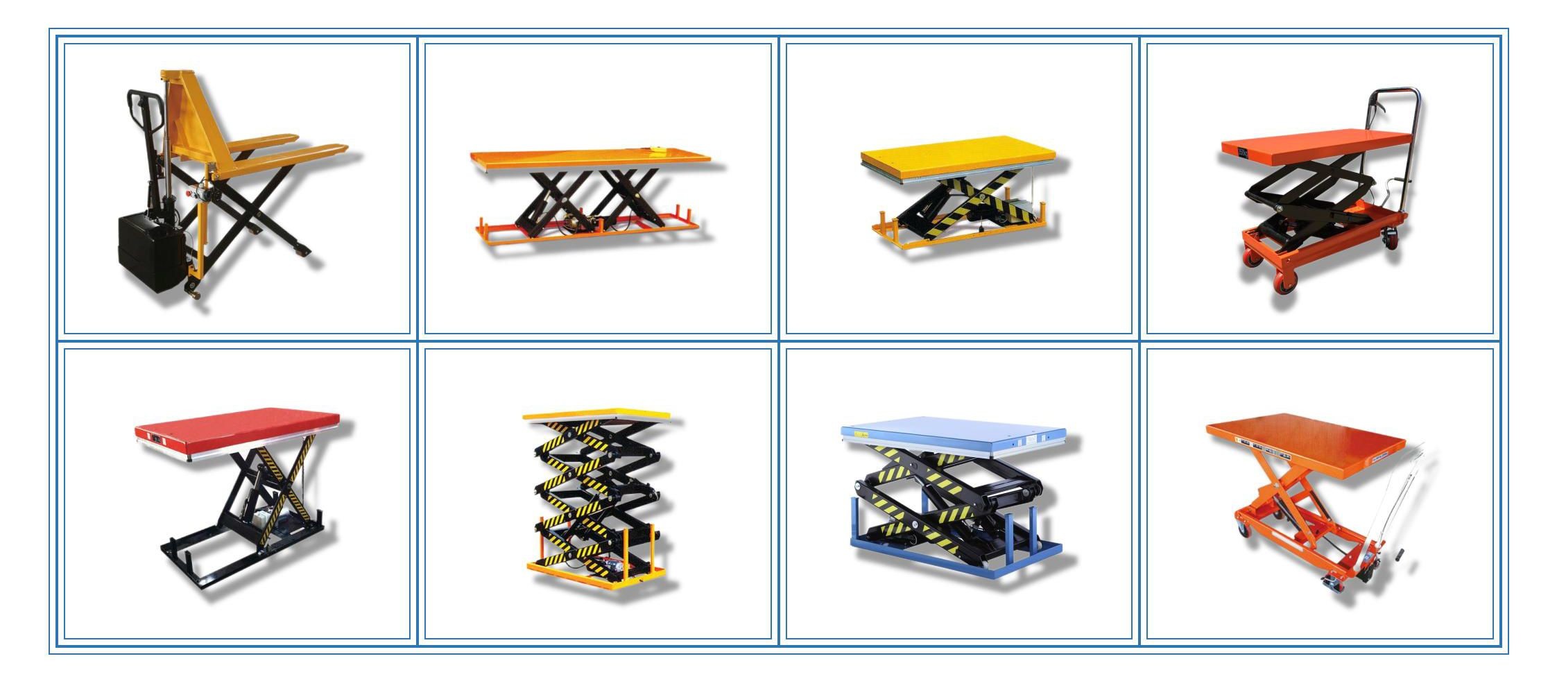 1t Manual Hydraulic Scissor Lift Tables Lifting Height 31.50in Electric Scissor Lift Pallet Jack