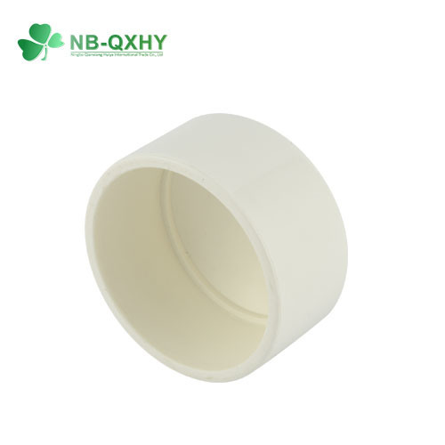 Sch40 Plastic PVC Pipe Fitting End Cap for Water Supply