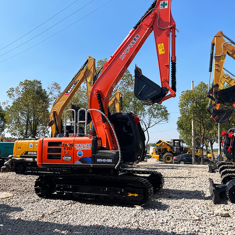 Hitachi ZX120-8 Used Crawler Excavator ISUZU Engine 66kw Mini Hitachi Second Hand