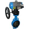 Buy cheap Dn100 4 Inch Pn16 Epdm Rubber Seat Wafer Type Ductile Iron Double Acting from wholesalers