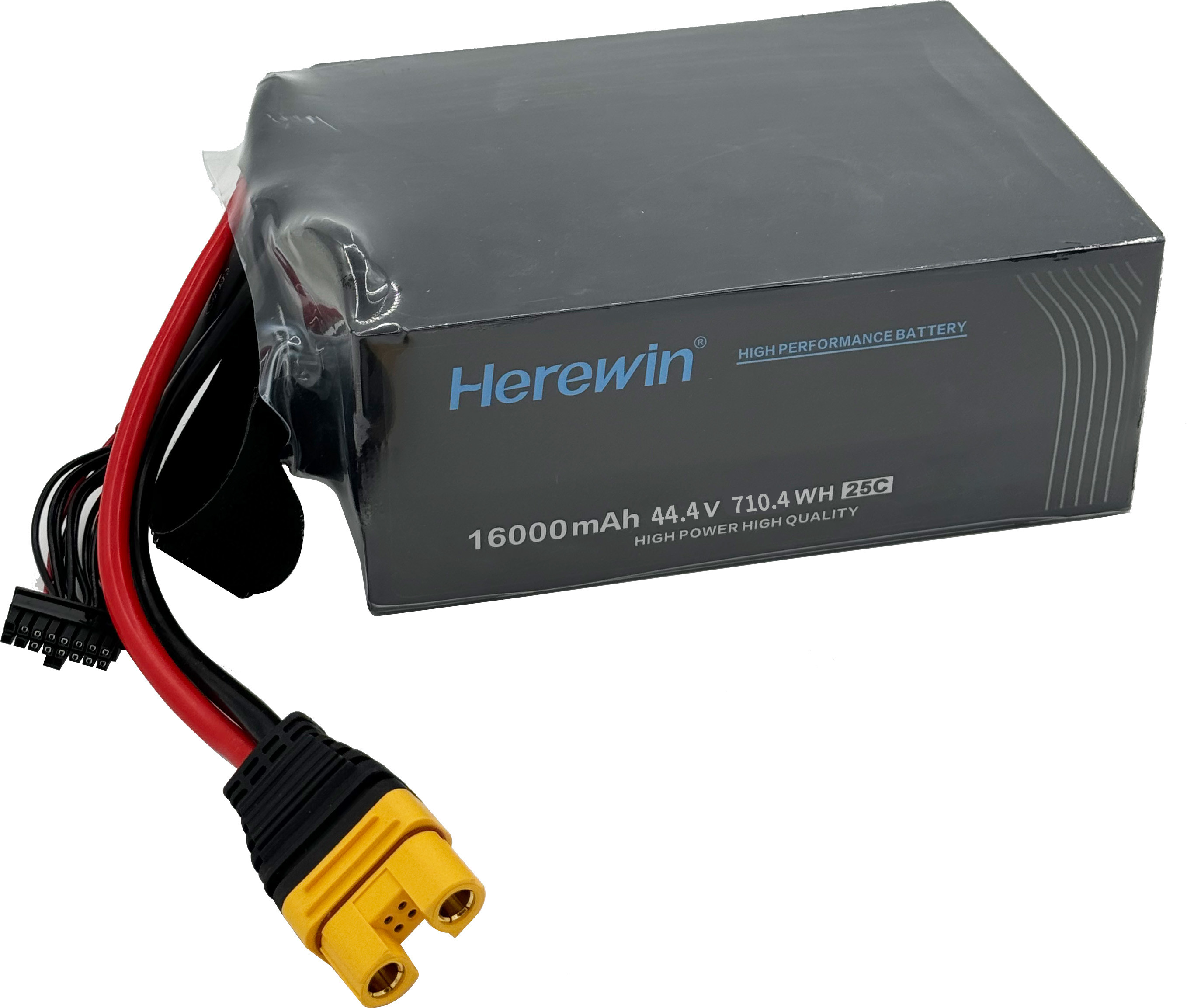 Herewin 12S1P 16000mAh 44.4V 25C Pouch Pack Battery for UAV