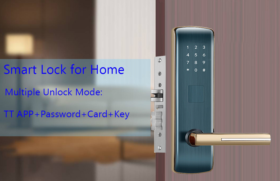 Smart 38mm App Controlled Door Locks 6V App Password Lock