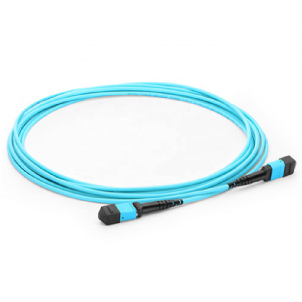 Optic fiber Trunk Cable OM4 12 core female MTP/MPO Patch Cord