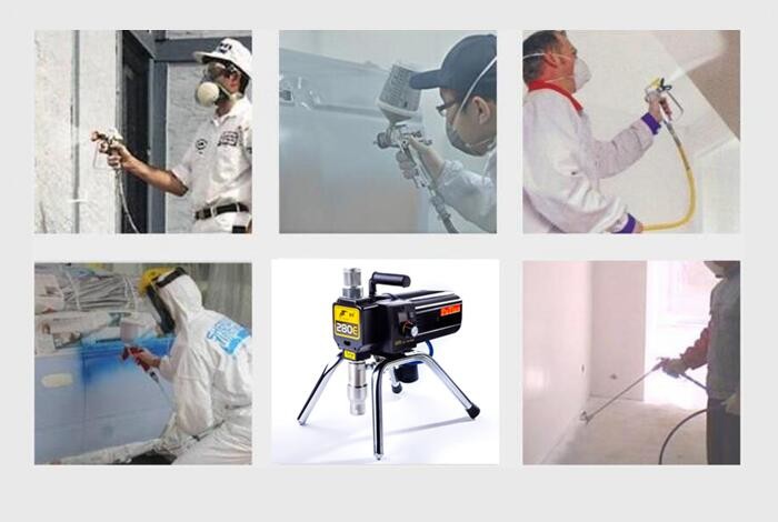 Wall Painting High Pressure Professional Airless Paint Sprayer 49.2ft Airless Hose