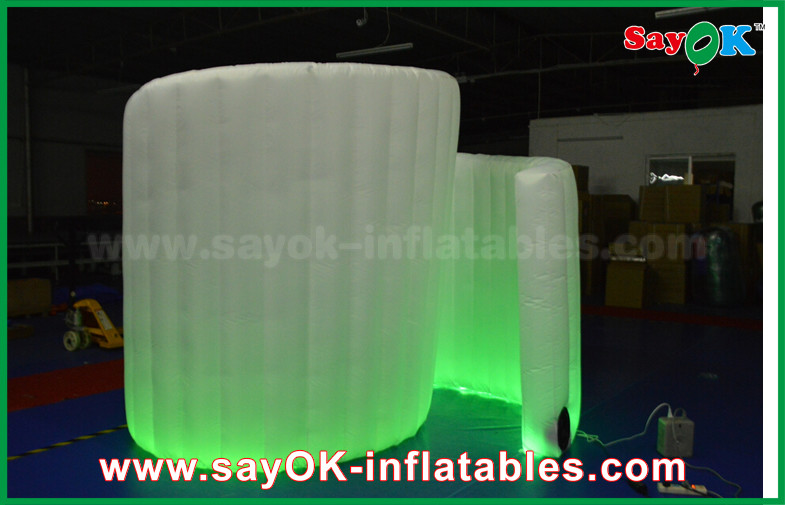 Photo Booth Enclosure Inflatable Portable Mobile Photo Booth Spiral Wall Durable SGS Certification