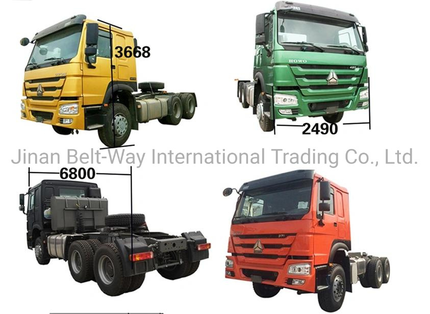 Discount Sinotruk HOWO Heavy Duty New and Used Tuck 10 Wheelers 4*2 6*4 8*4 371HP 375HP 420HP Euro 2 Tractor Truck Trailer Head Supplier