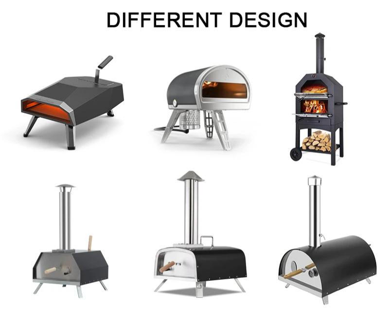 3900W Power Multi-Function Stone Gas Outdoor Forno Portable Pizza Oven for Commercial