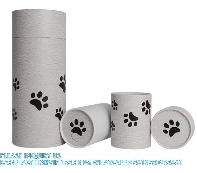 Funeral Supplie Cardboard Biodegradable Animal Coffin Casket Scatter Pod Paper Tube Cremation Ashes Pet Scatterinh Urn