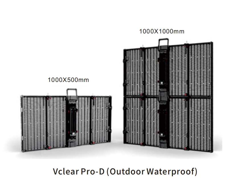 Outdoor Media LED Grid Screen Transparent Flexible Led Screen P100 P80 P50 P40