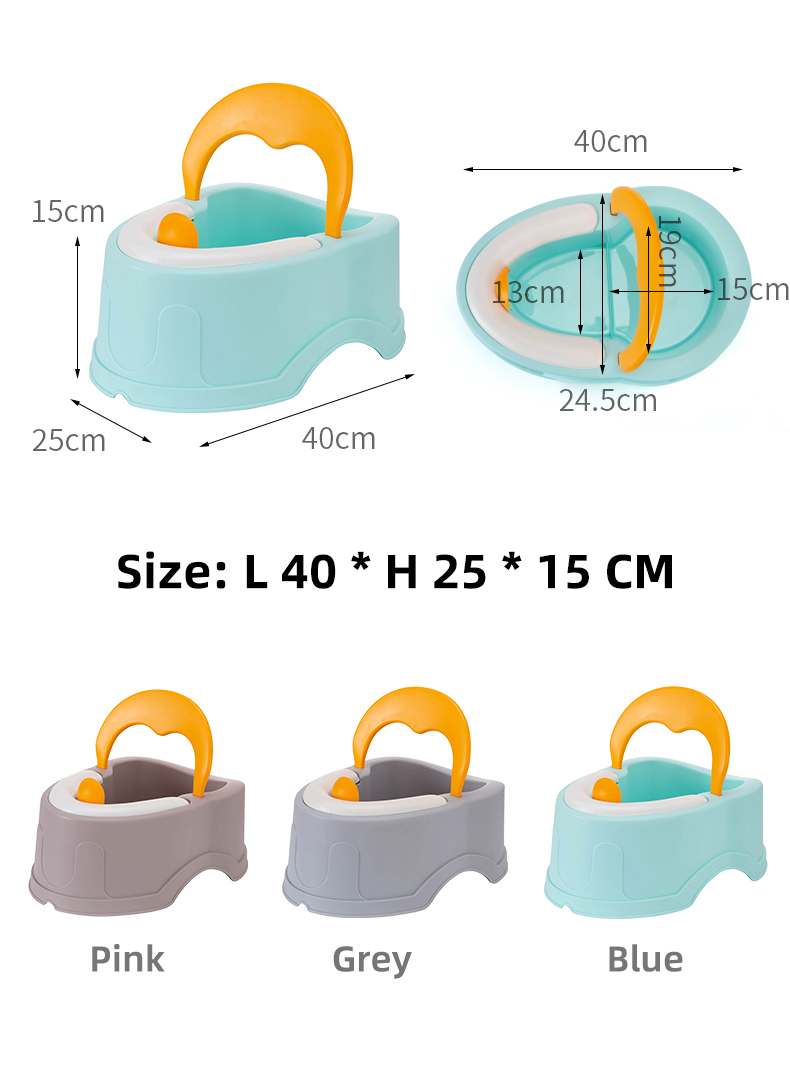 Solid Color Baby Potty Training Seat with Custom Logo Lightweight Design