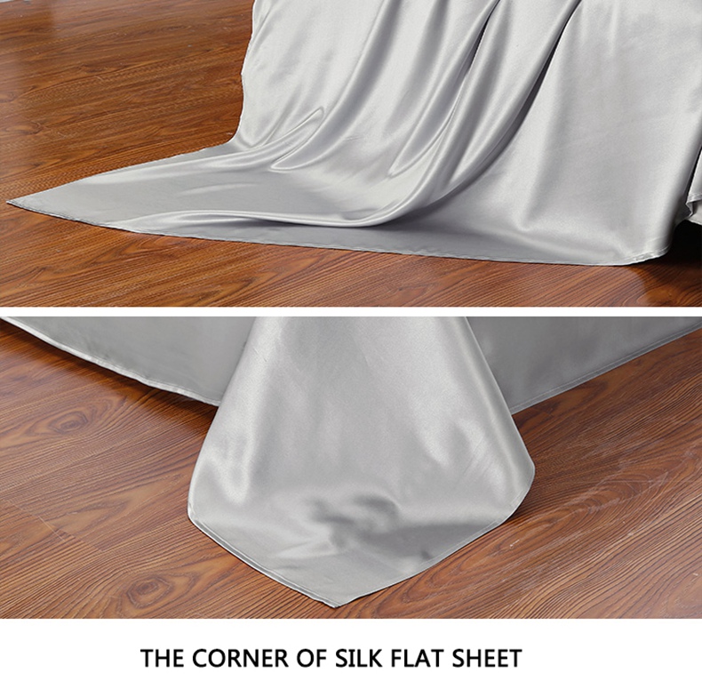 Get a Good Night's Sleep with this Mulberry Silk Duvet Cover Fitted Sheet Bedding Set