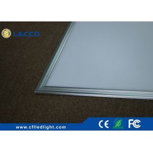 4900LM Silver Aluminum Frame LED 48W Panel Light Square 600 * 600 * 10 MM 80 LM