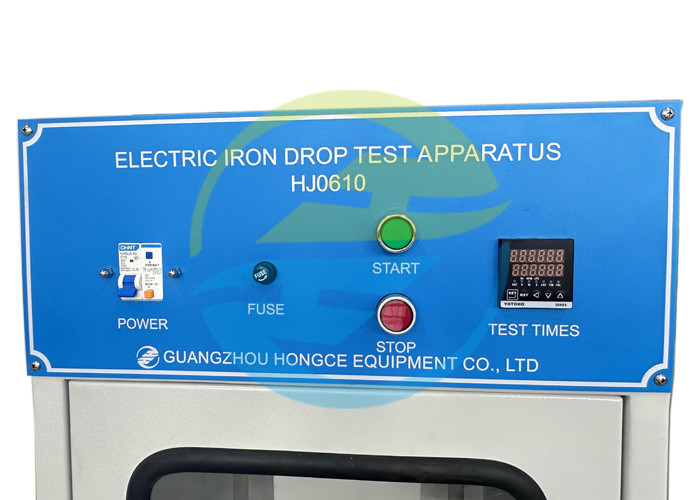Home Appliance Testing Equipment For Iron Mechanical Strength Test With Rate 20 Drops Per Min