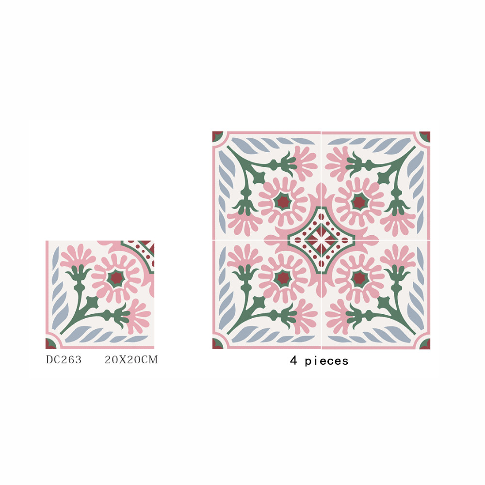 Wear-Resistant Ceramic Rustic Tile For Balcony And 200x200mm Eco-Friendly Wall Tile For Kitchen