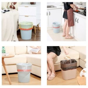 Customized Logo Large Quantity Portable Drawstring Automatic Garbage Collection