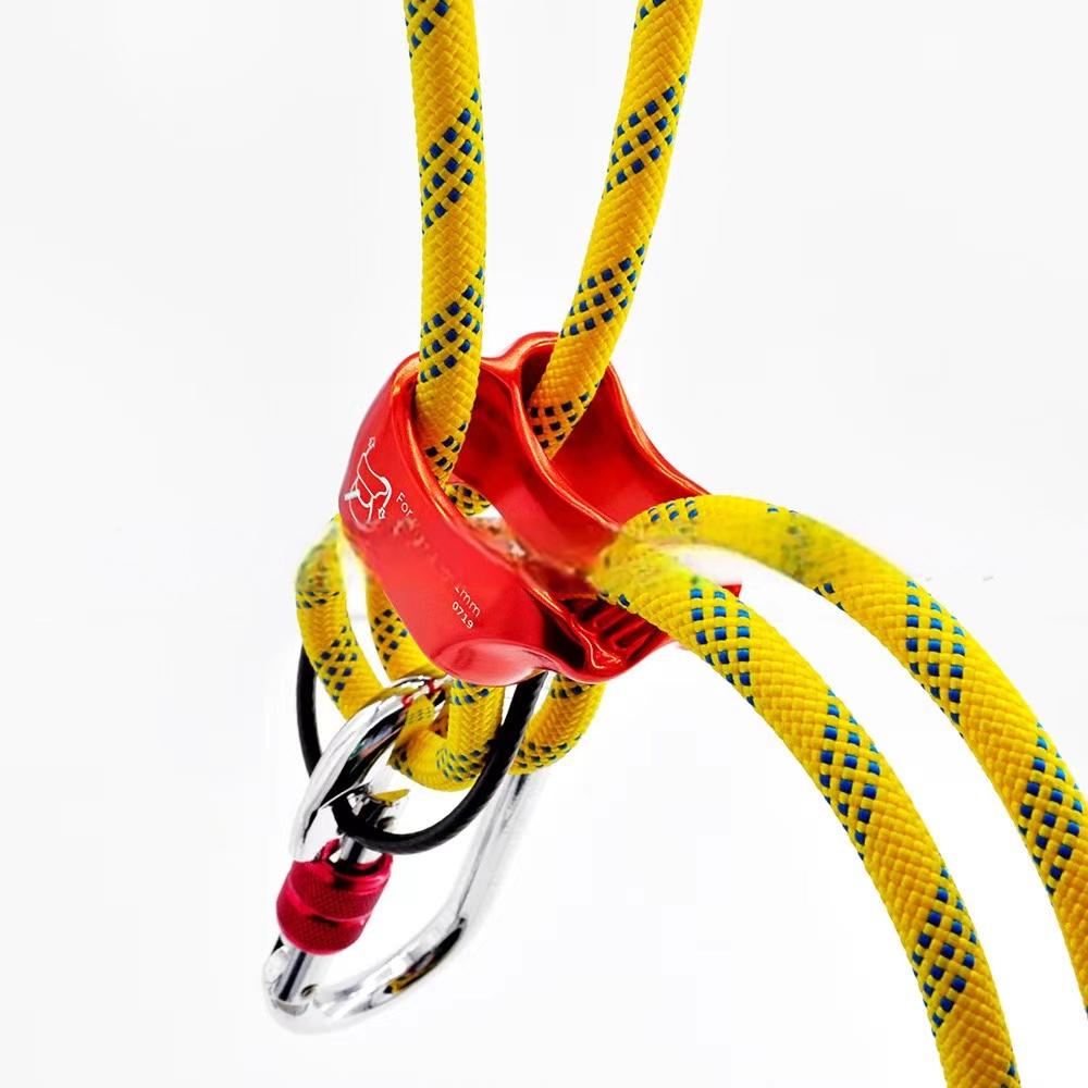 Galvanized High Rise Descender for Rapid Descent Climbing Gear and ATC Protection Device