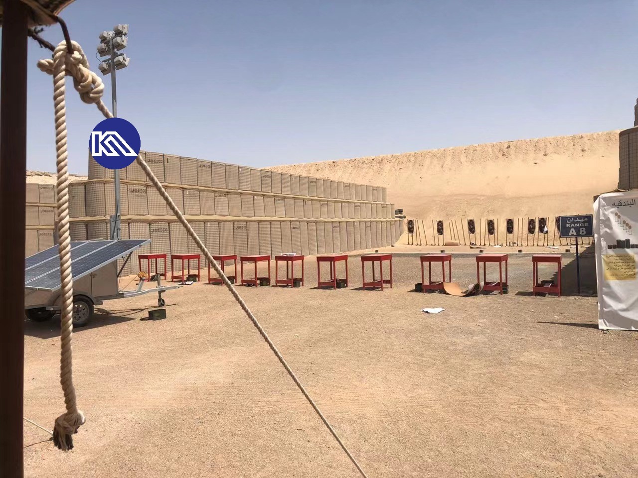 Military Grade Mobile Defensive Bastion Barrier Rapid Deployment For High Threat Areas