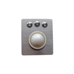  50mm White Small Trackball Mouse Pointing Device For Industrial Application Manufactures